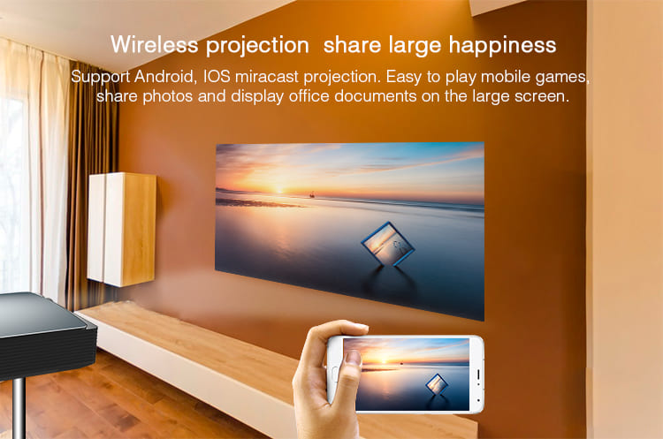 Ripley - PROYECTOR ANDROID LED WIFI 5G 1080P AAO YG650 390 ANSI