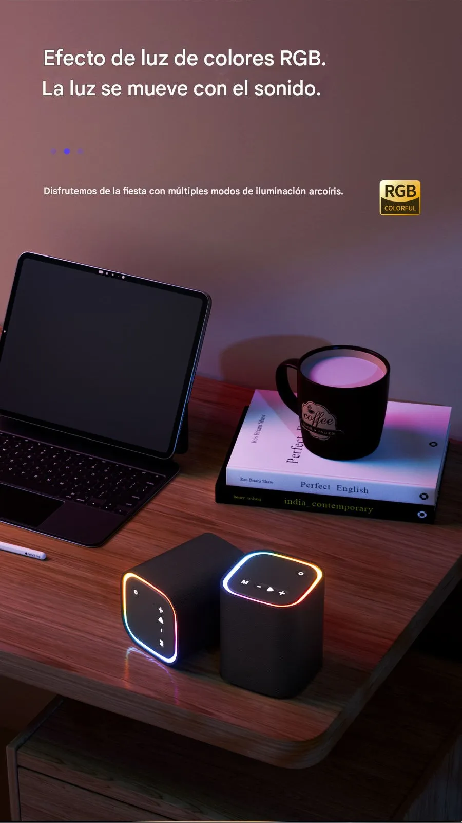 Imagen descriptiva del producto Parlante Altavoz Bluetooth 5.3 Inalámbrico 15W IPX5 TWS SODLK TX10