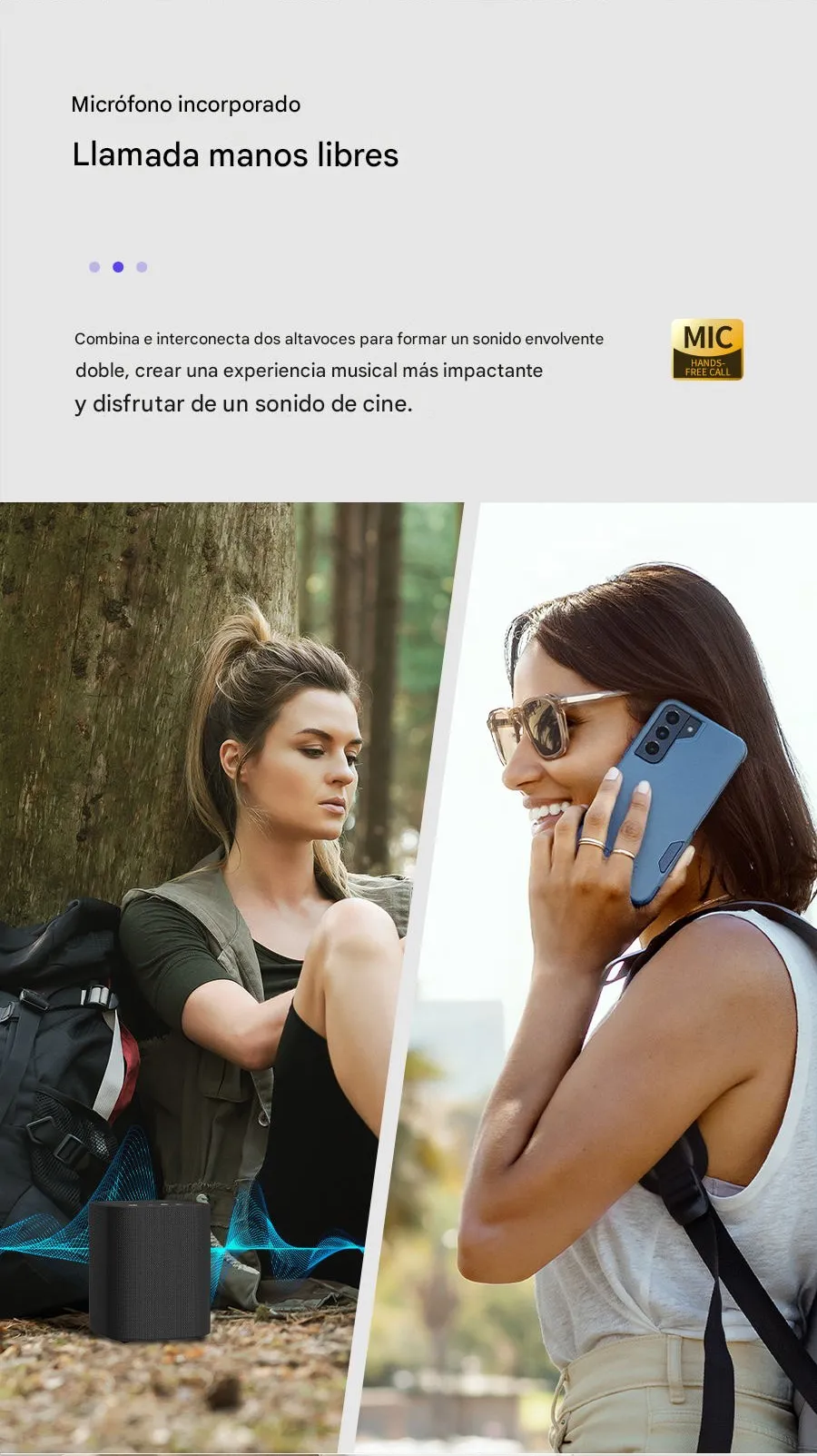 Imagen descriptiva del producto Parlante Altavoz Bluetooth 5.3 Inalámbrico 15W IPX5 TWS SODLK TX10