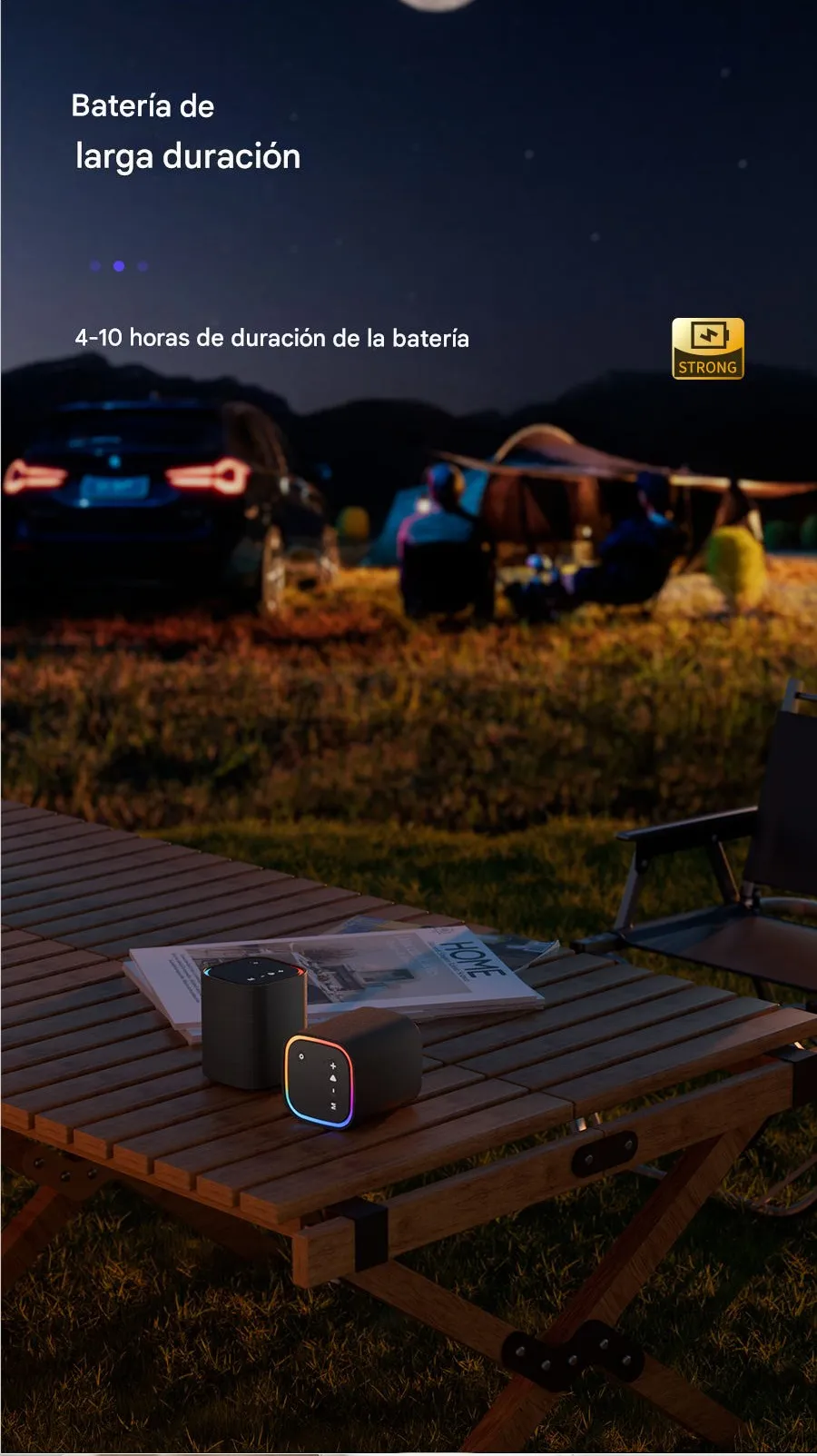 Imagen descriptiva del producto Parlante Altavoz Bluetooth 5.3 Inalámbrico 15W IPX5 TWS SODLK TX10