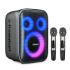 parlante-bluetooth-karaoke-tronsmart-halo-200-120w-15000-mah-con-2-microfonos-inalambricos