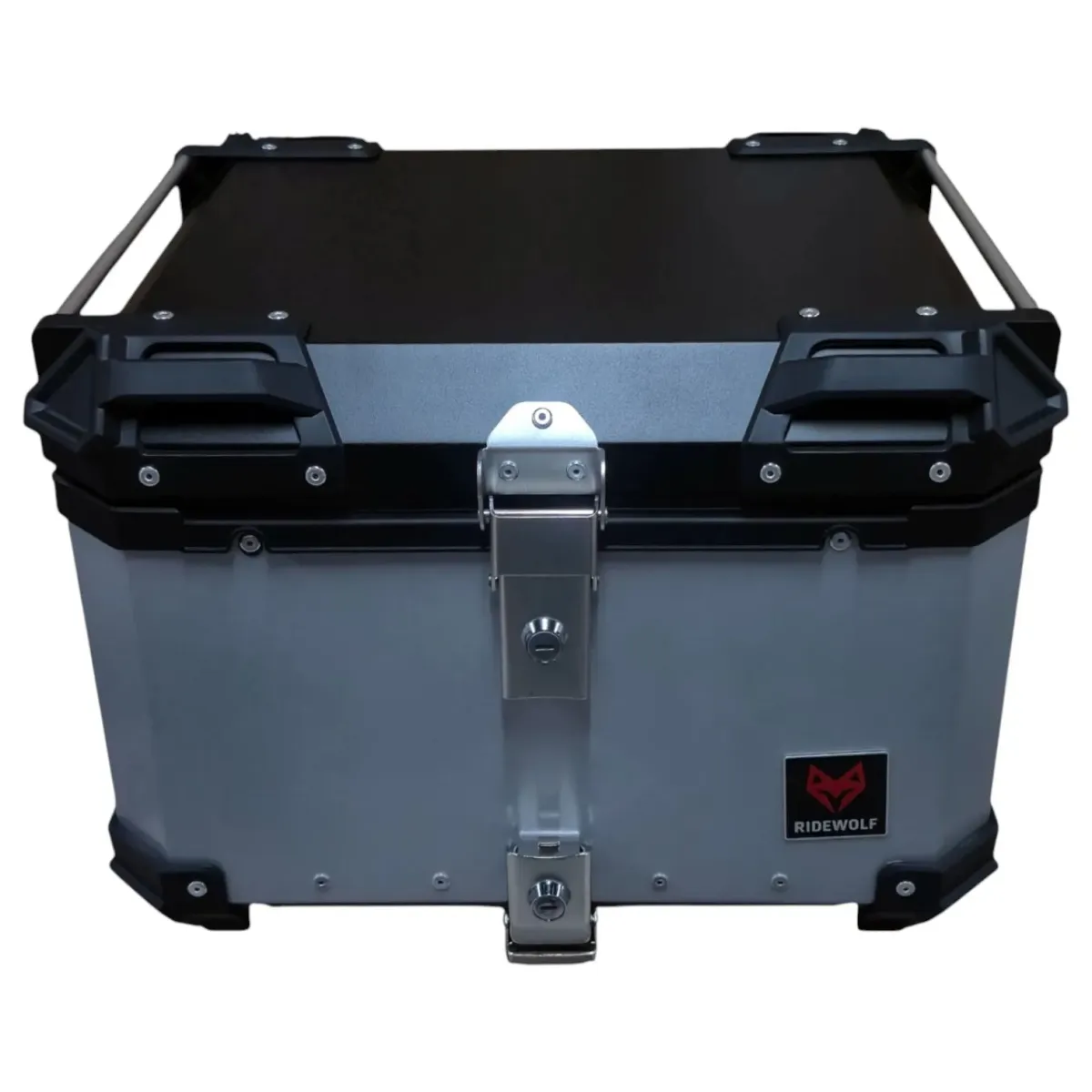 RIDEWOLF 0712-55 Baúl Top Case para motocicleta 55L Plateado