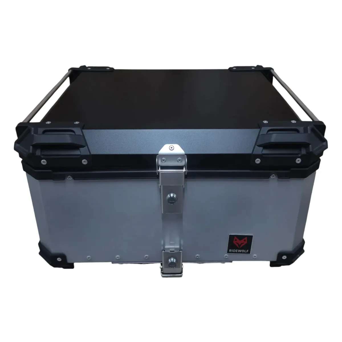 RIDEWOLF 0712-100 Baúl Top Case para motocicleta 100L Plateado