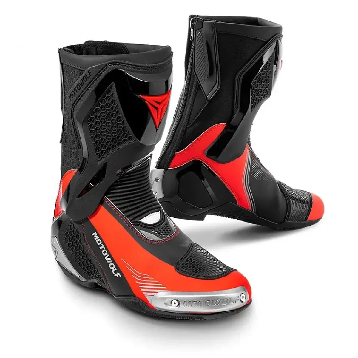 Botas Para Motociclismo Antideslizantes Impermeables Motowolf BO1