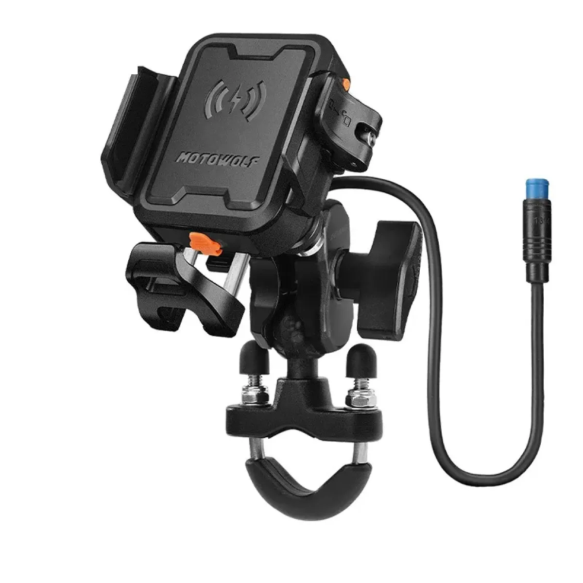 Soporte Para Teléfono Con Carga inalámbrica Motowolf MH1B