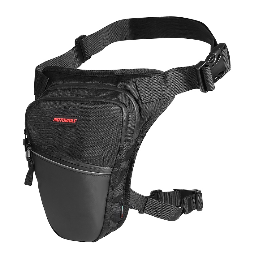 Bolso De Pierna Motowolf 0706 Impermeable