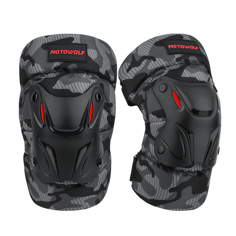 Rodilleras para motociclismo y deportes Motowolf 1010 Camuflaje