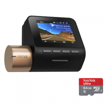 70mai Lite Midrive D08 1080P 130 grados DVR para automóvil + Micro SD 64GB