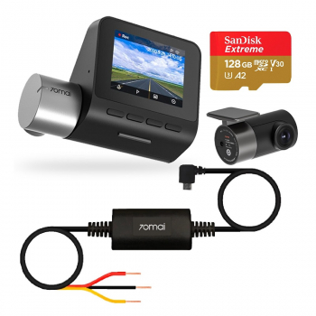 70mai Pro Plus A500S-1 1944P 130 cámara para automóvil + Camara Trasera RC06 + Kit de cableado + Mic