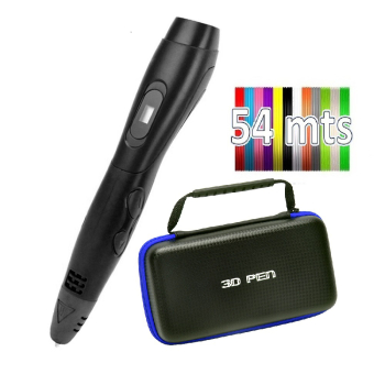 Lápiz impresora 3D ABS Smaffox SM-01 54m + Estuche