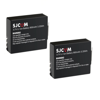 pack 2 Baterias de litio SJCAM 900mAh para cámara deportiva SJ4000/SJ5000