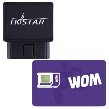 Rastreador GPS 4G TkStar TK816 Rastreador OBD + Configuracion + SIM