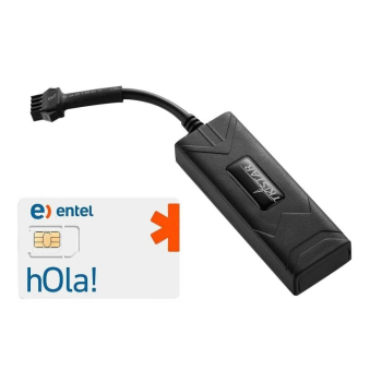 Rastreador GPS para vehículo con relé corta corriente Tkstar TK806 4G configurado con SIM