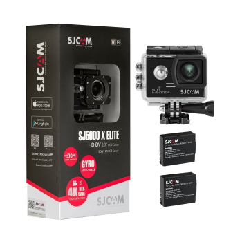 Cámara Deportiva SJCAM SJ5000X 4K WIFI Gyro estabilizador 2 Baterias