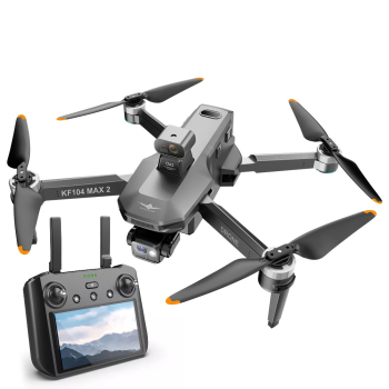 Dron KF104 MAX2 con Pantalla evasión de obstaculos gimbal GPS Wifi 5G 4k 6KM 3900mAh