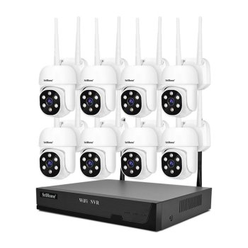 Kit NVR Srihome 8 camaras IPC030 PTZ Wifi + NVR NVS001 8CH
