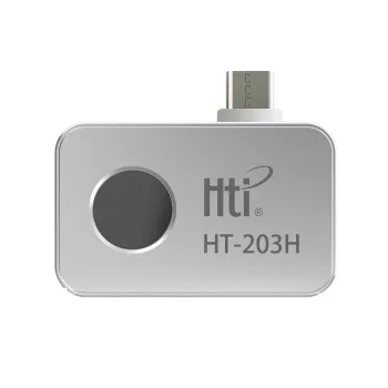 Cámara Térmica Infrarroja HTI HT-203H para Celular 256x192 USB-C + Adaptador