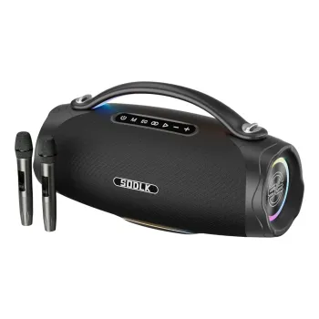Parlante Altavoz Bluetooth 5.3 Karaoke 2 Mic 300W 24000mAh IPX6 TWS SODLK S1620