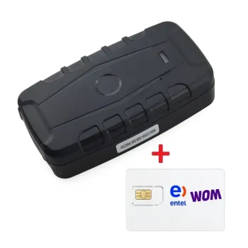 Rastreador GPS magnético recargable TkStar TK918B 4G 10.000 mAh configurado con SIM