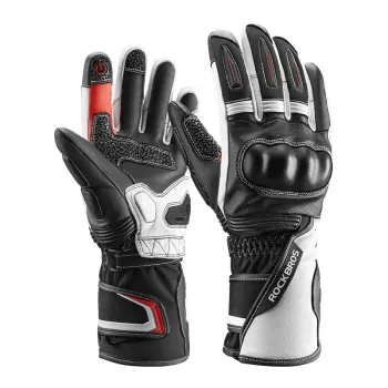 Guantes Para Motociclismo Invierno Dedo Touchscreen Impermeable Rockbros 0354
