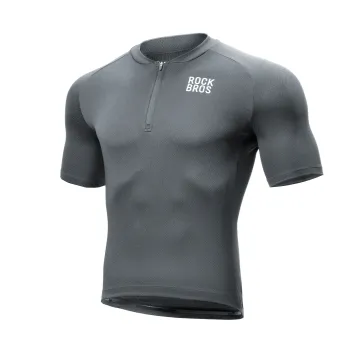 Camiseta Ciclismo Hombre Transpirable Manga Corta ROCKBROS YDDX007 - Gris