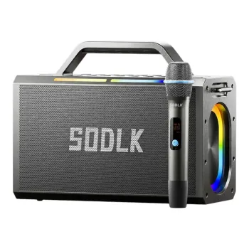Parlante Altavoz Bluetooth 5.0 Karaoke 1Mic 200W 24000mAh IPX3 TWS SODLK S1115