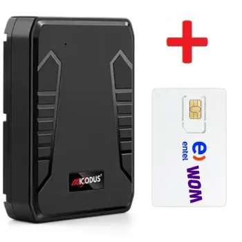 Rastreador GPS 4G MICODUS ML808G 4G 10000mAh Configuración + Sim